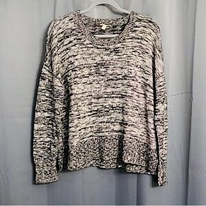 Eileen Fisher Marled Organic Cotton Alpaca Sweater